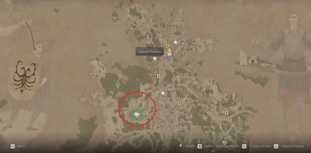 The Blood of Dawnwalker Military Camp Village Location