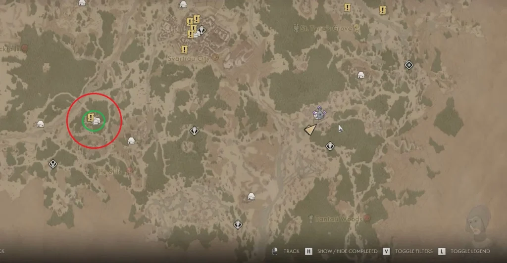 The Blood of Dawnwalker Oghasti Village Location