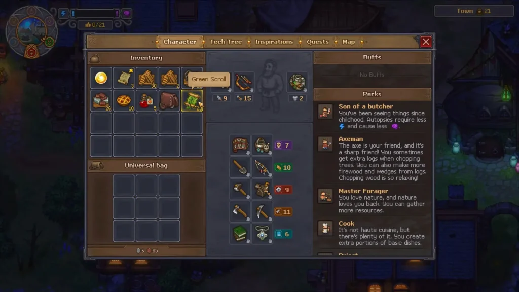 Graveyard Keeper 2 Increase Town Population Green Scrolls