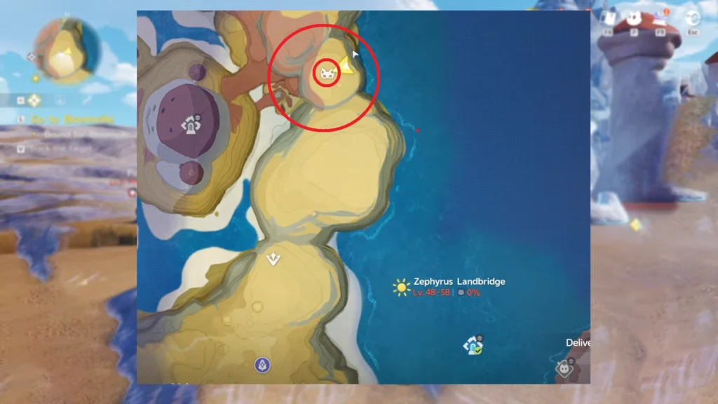 Aniimo Zephyrus Landbridge Map