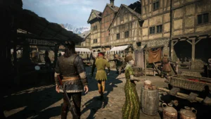 Blood of Dawnwalker Market Daytime Visit Image