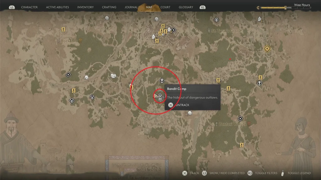 Blood of dawnwalker Bandit Camp Number Nine