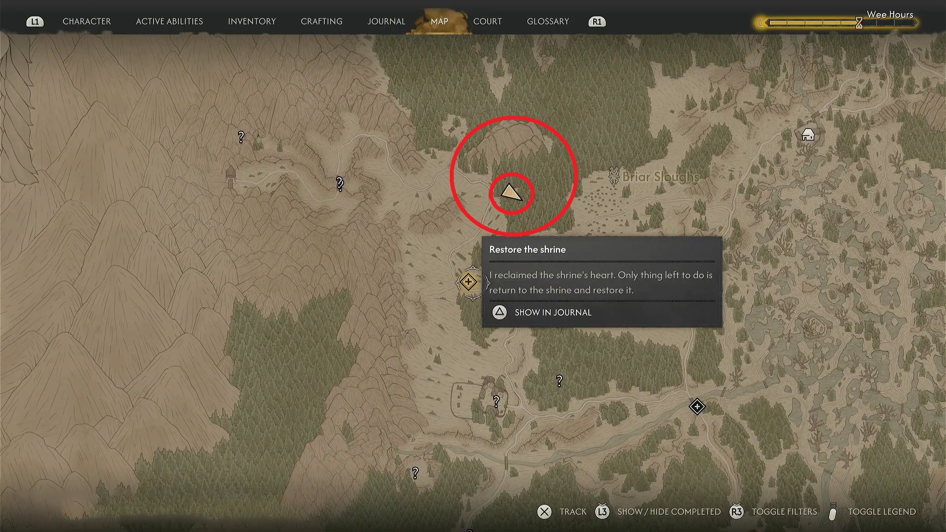 Blood of the Dawnwalker Western Slopes map bandit camp