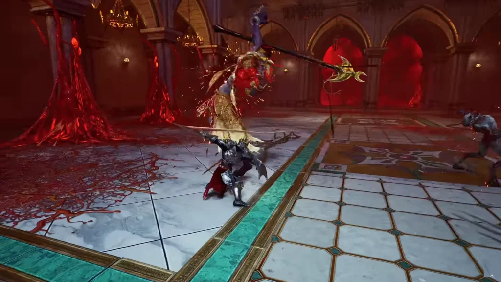 Crimson Moon Melee Sword Slash Attack