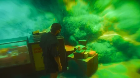 Dylan after eating a mold in Control Resonant