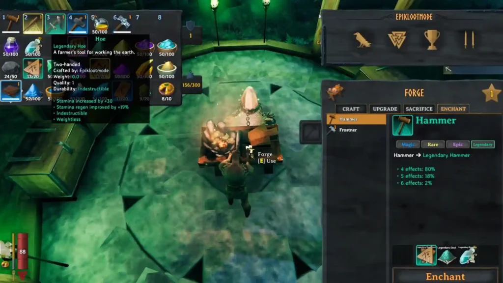 Epic Loot mod in Valheim