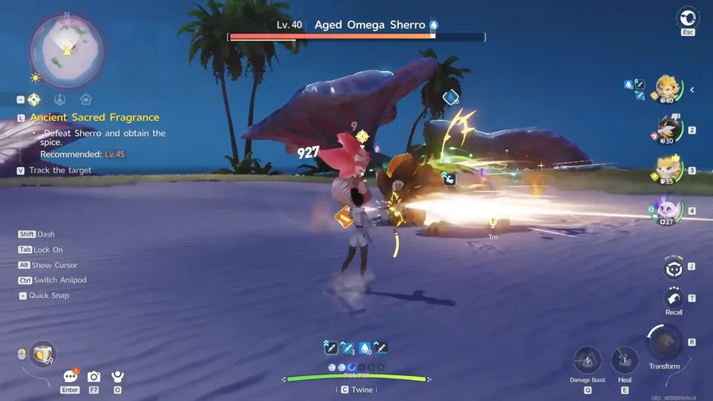 Aniimo - Ancient Sacred Fragrance Quest Walkthrough | Aniimo | GamesHorizon Fighting Sherro