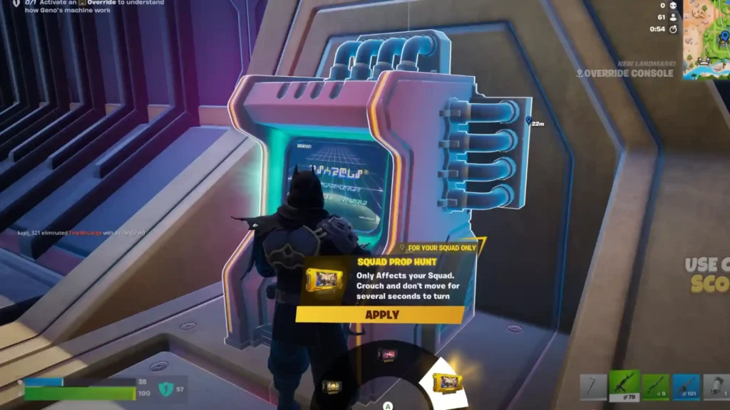Fourth Quest in Fortnite Geno Void Master Questline