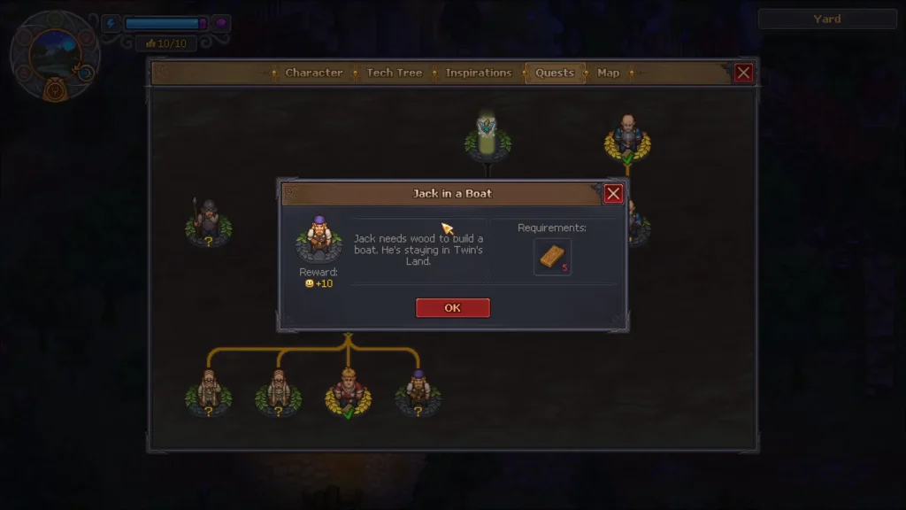 Graveyard Keeper 2 Jack in a Boat Objective 1