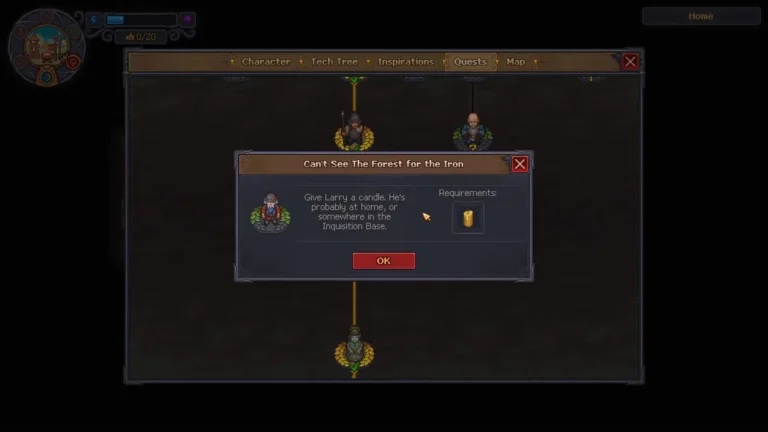 Graveyard Keeper 2 Larry Quest Simple Candle Into the Forest Chain
