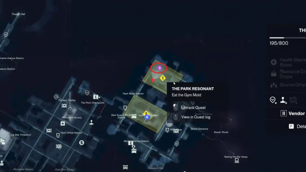 Gym Mold Location