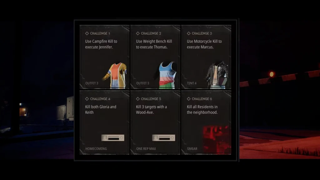 Halloween The Game Chapter 3 Challanges