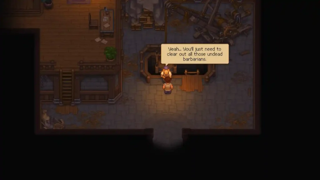 Jack's Back in Business quest starting