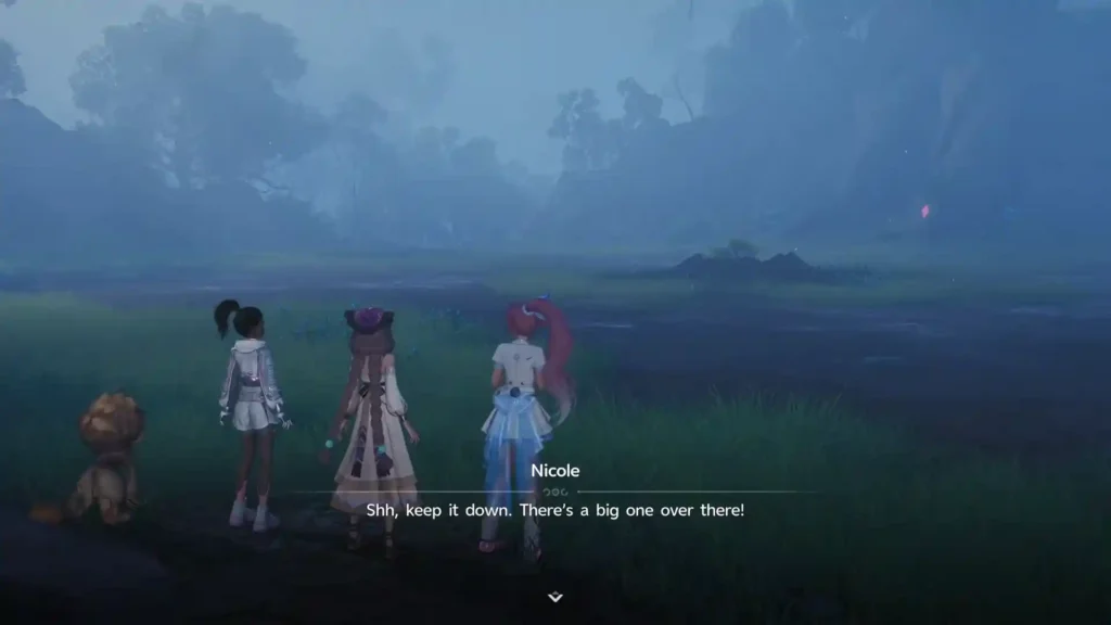 Aniimo - Ancient Sacred Fragrance Quest Walkthrough | Aniimo | GamesHorizon Nicole, Sunia, and Pathfinder finding Super Truffle