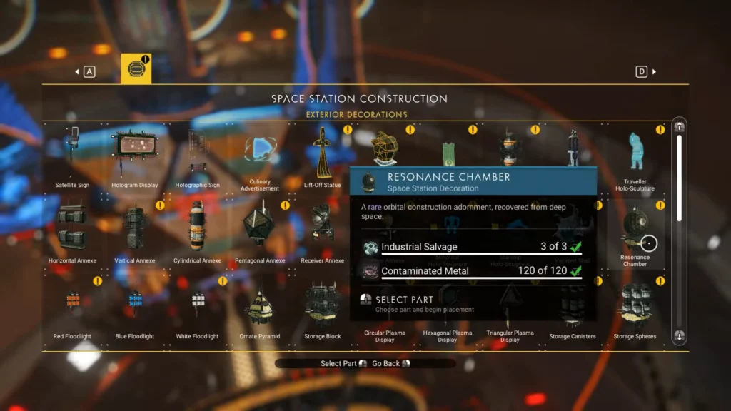 No Man Sky Space Exterior Deocrative Items