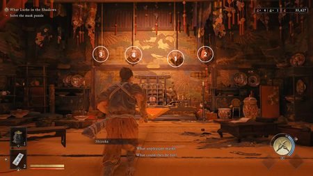 onimusha way of the sword mask puzzle solution