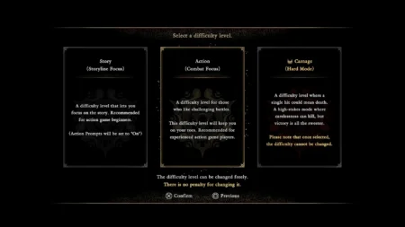 Onimusha Way of the Sword Difficulty Screen New Game Plus
