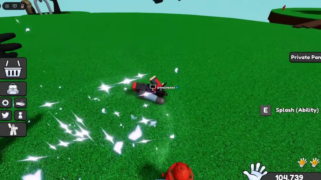 Player getting slapped