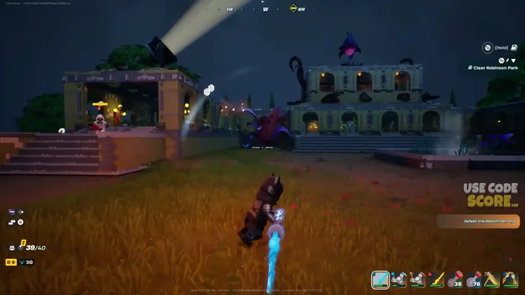 Robertson Park quest in LEGO Fortnite