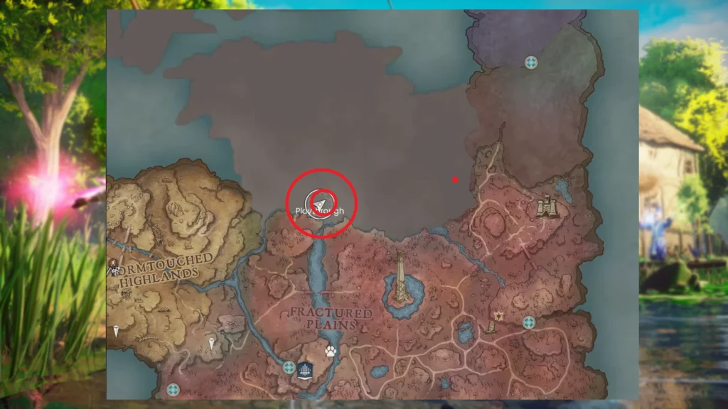 RuneScape Dragonwilds Fractured Plains Location for Base