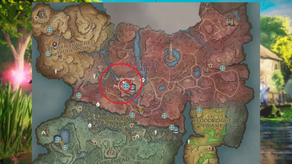 RuneScape Dragonwilds Fractured Plains Middle Part Location for Base