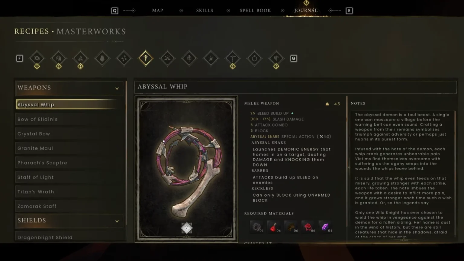 Runescape Dragonwild Abyssal Whip