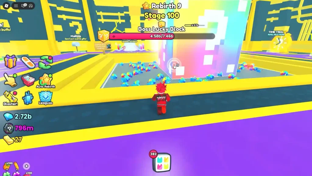 Smashing Rainbow Block in Pet Simulator 99 for Keys