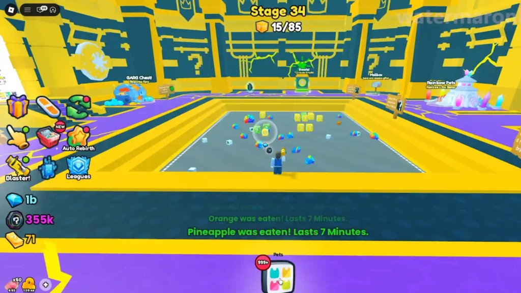 Smashing blocks
