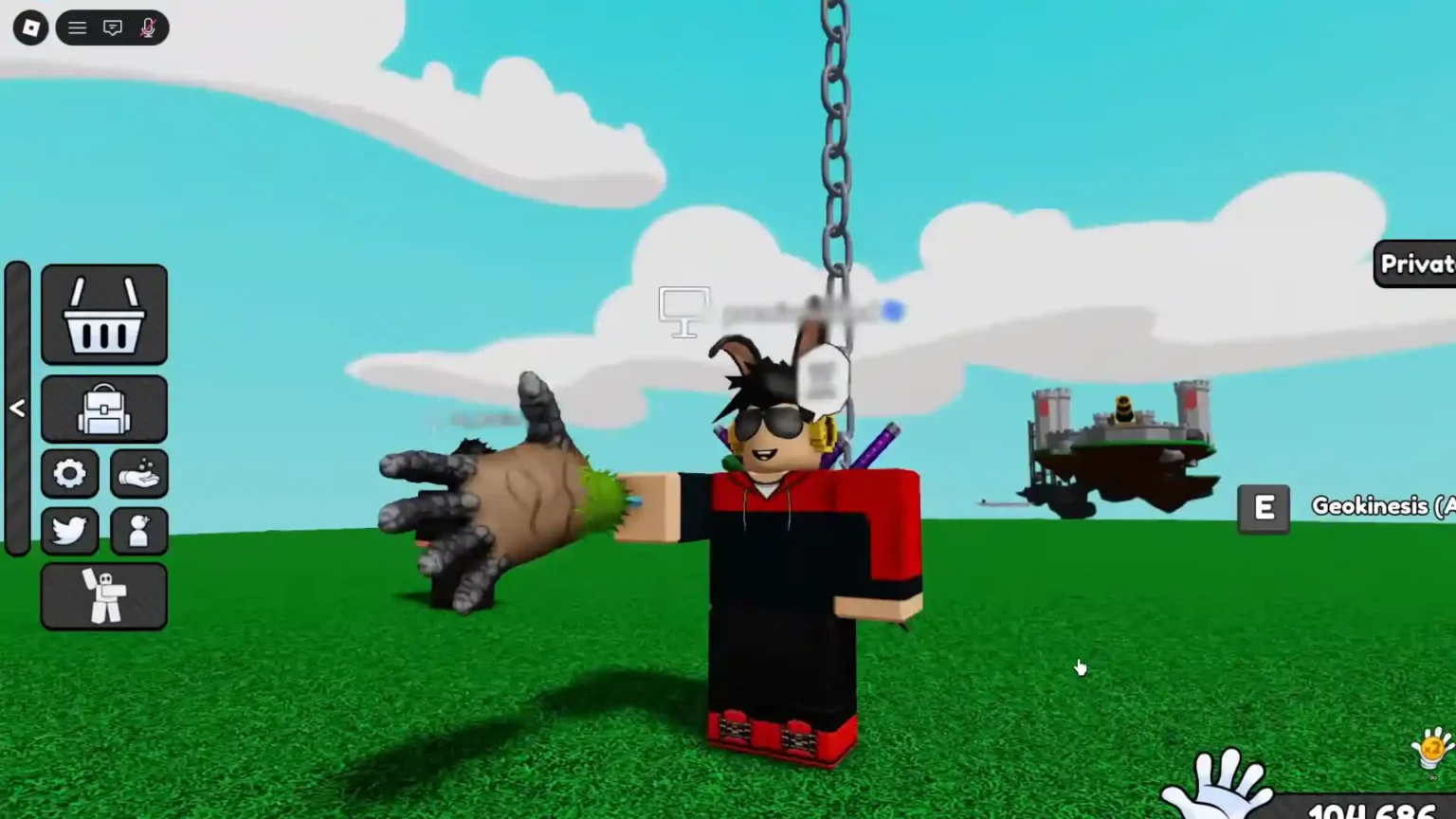 Terrain Glove in gameplay