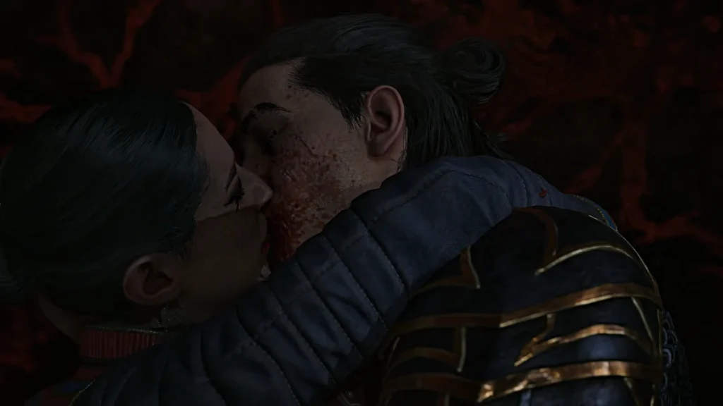 The Blood of Dawnwalker Lacra Kissing Romance Feature image