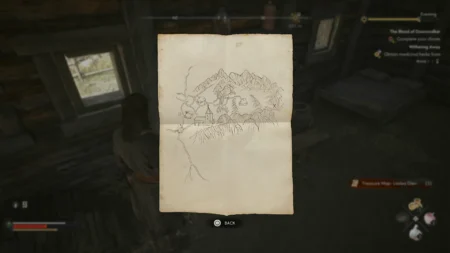 The Blood of Dawnwalker Laslea Glen Treasure Map