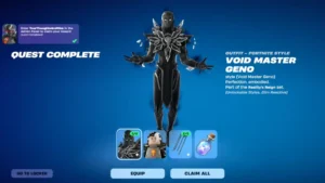 Void Master Geno outfit and rewards