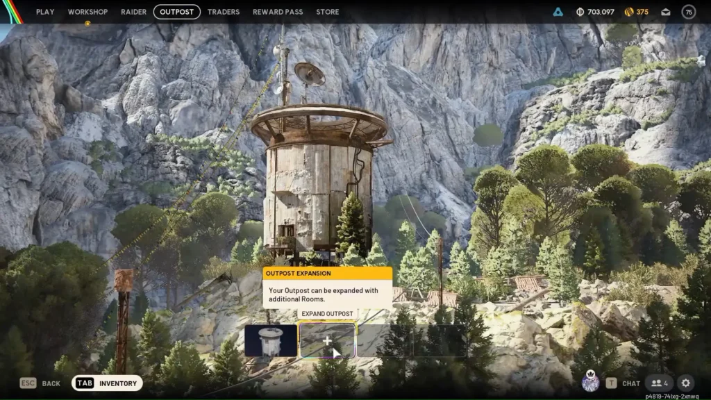 Arc Raiders Frozen Trail Unlock and Upgrade Outpost Amplified Weapons
