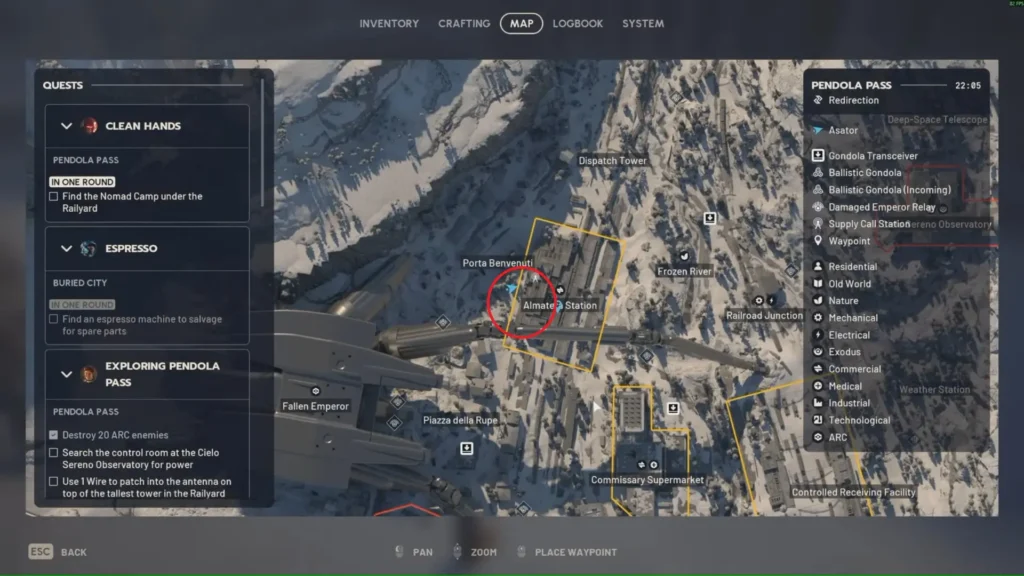 ARC Raiders Pendola Pass Locked Door Locations Train Station Key