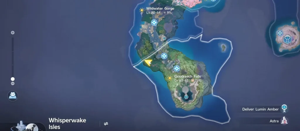 Aniimo Cloudreach Falls All Aniimo Locations Prismana Whirlbite