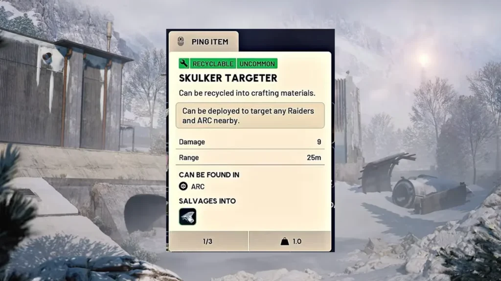 ARC Raiders Skulker Targeter Drop