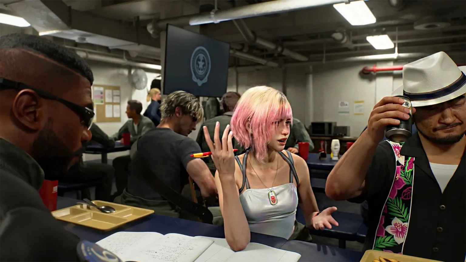 Ace Combat 8 Tasha Mess Hall