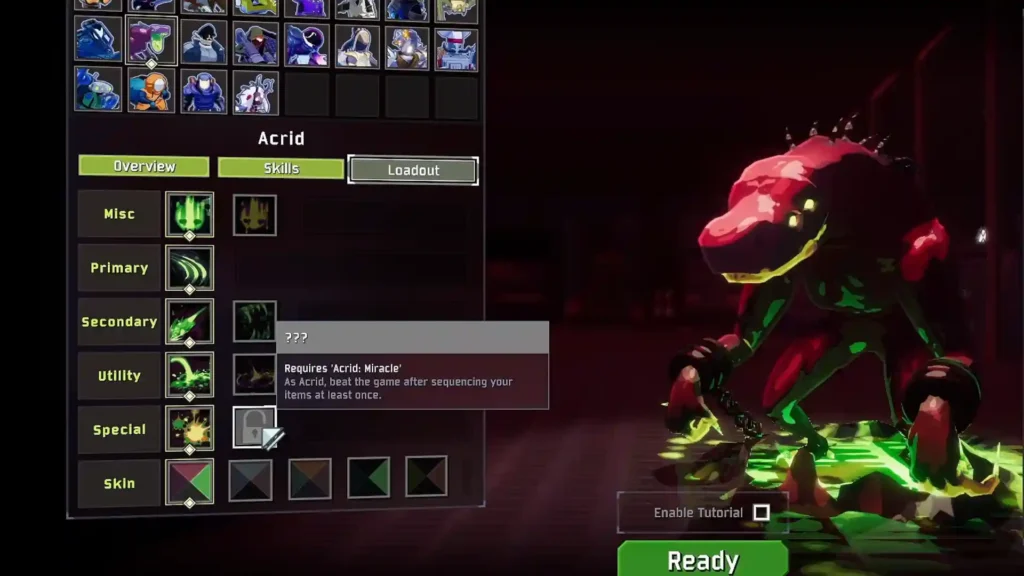 Risk of Rain 2 - How To Unlock All New Abilities From Hallowed Concepts | Risk of Rain 2 | GamesHorizon Acrid ability