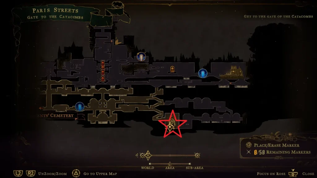 Castlevania Belmont Curse Catacomb Sealed Door Location
