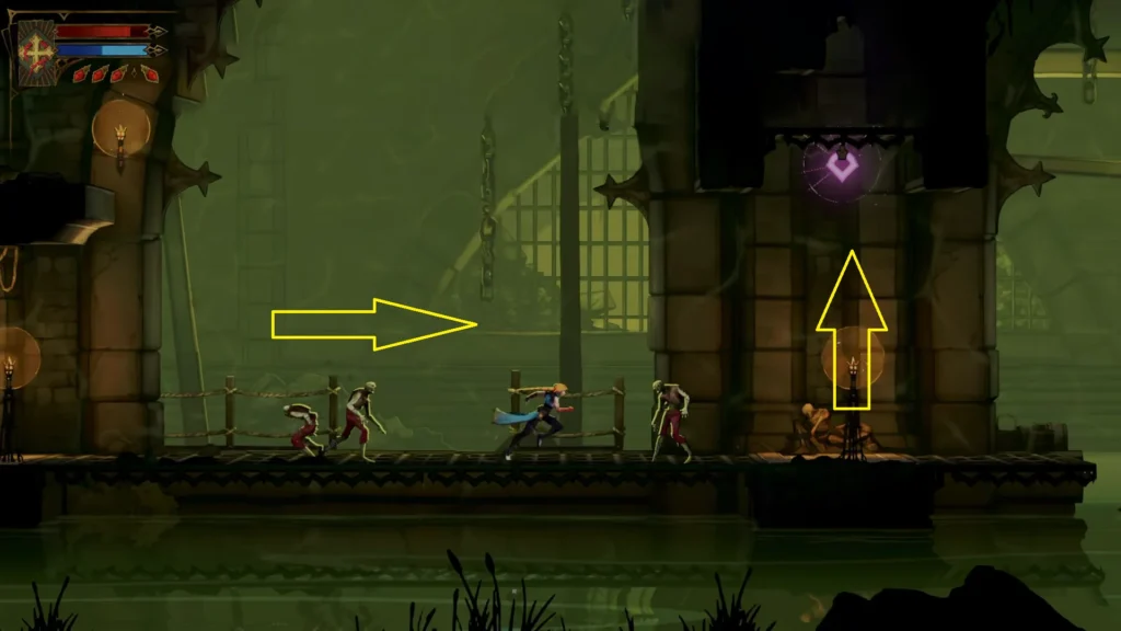 Castlevania Belmont Curse Cestus Map Route 2