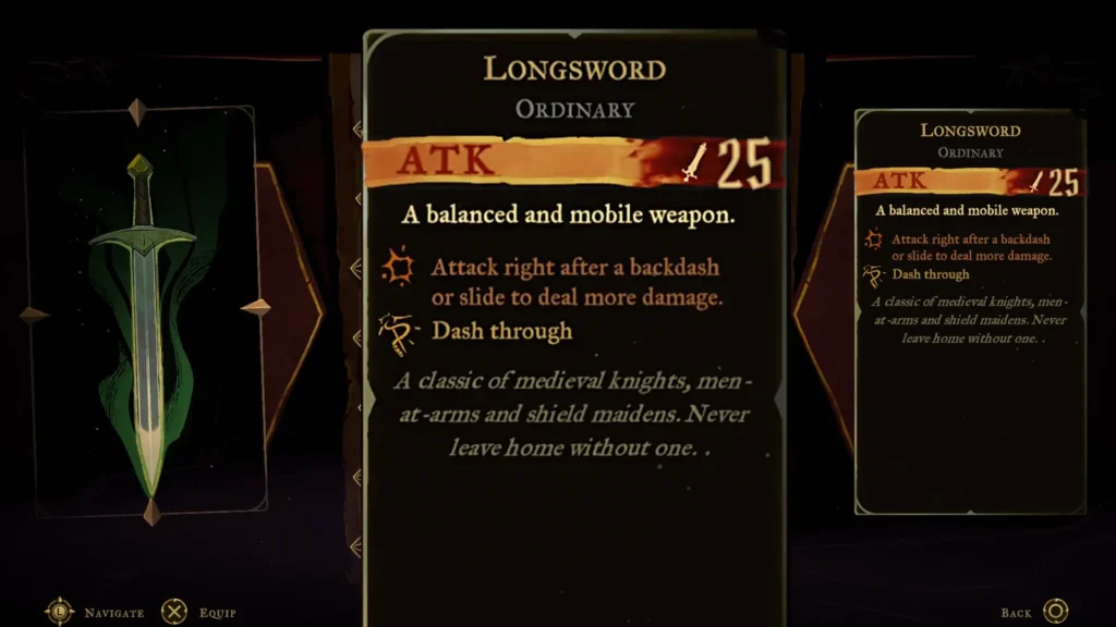 Castlevania Belmont Curse Long Sword