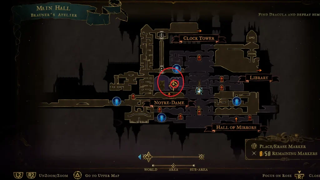 Castlevania: Belmont’s Curse – All Clue Locations | | GamesHorizon Castlevania Belmont Curse Occultist Clue 1