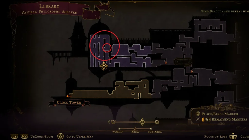 Castlevania: Belmont’s Curse – All Clue Locations | | GamesHorizon Castlevania Belmont Curse Occultist Clue 5