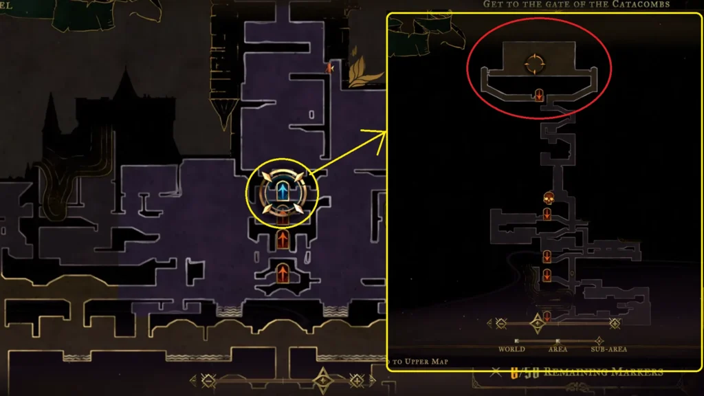 Castlevania Belmont Curse Warrior Boss Location