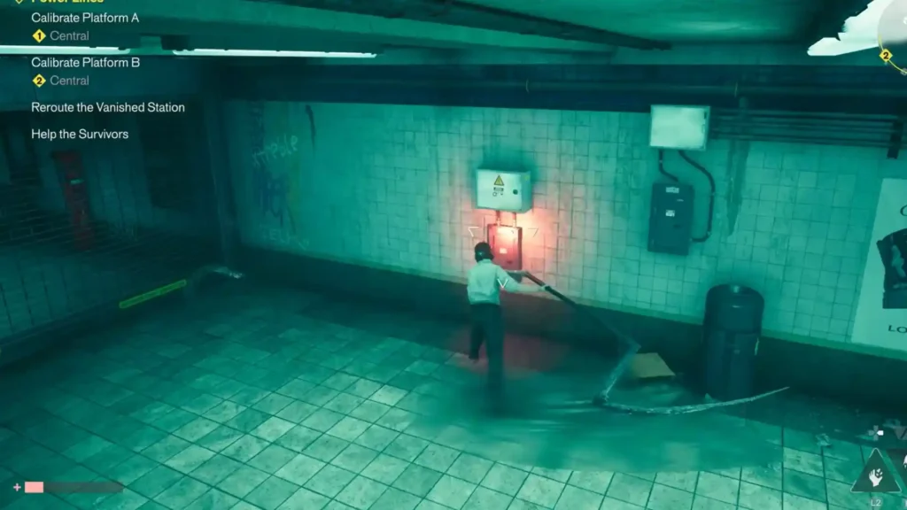 Control Resonant opening vanished station