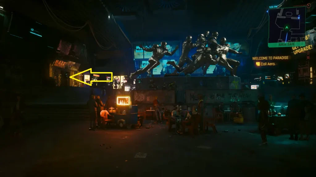 Cyberpunk 2077 EBM Petrochem Stadium Fast Travel point