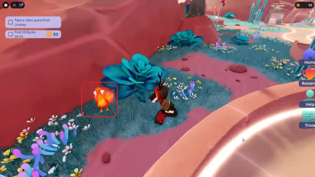 Duck 18 Location in Roblox Duck-O-Lantern Quest