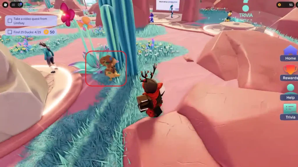 Duck 21 Location in Roblox Duck-O-Lantern Quest
