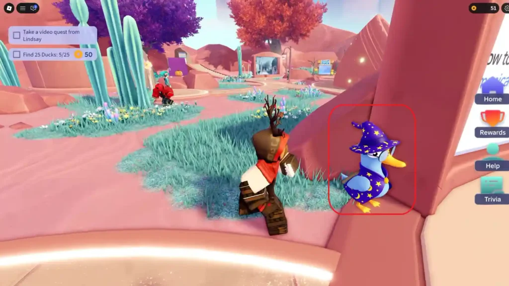 Duck 22 Location in Roblox Duck-O-Lantern Quest