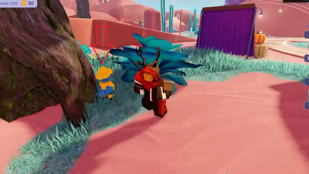 Duck 3 Location in Roblox Duck-O-Lantern Quest
